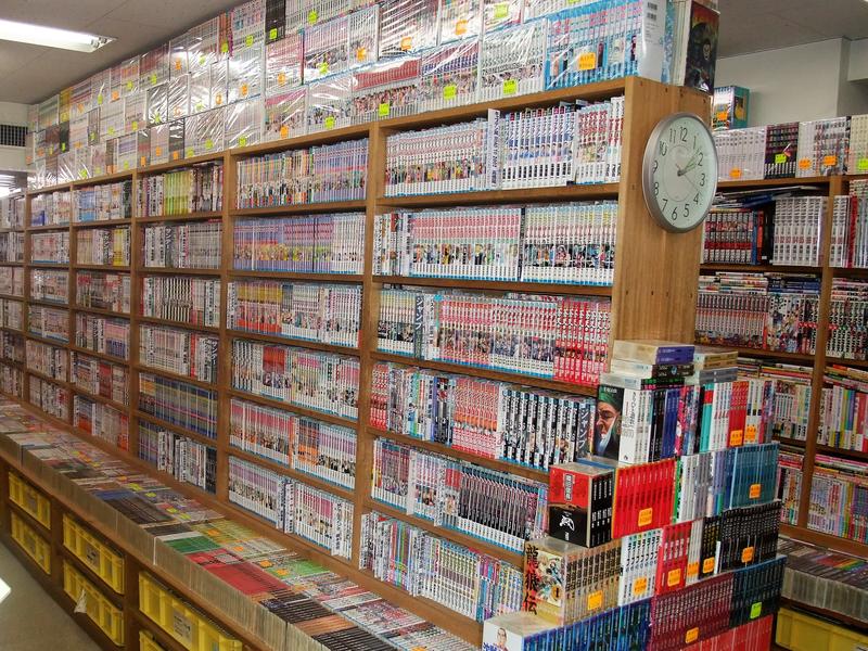 経営していた古書店の店内